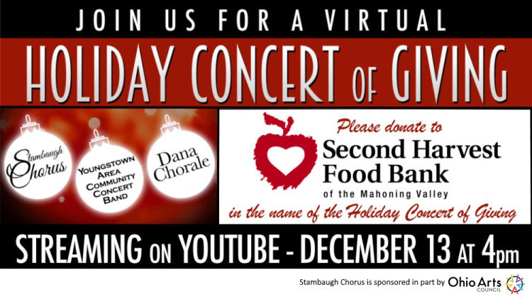 Annual Concert of Giving Going Virtual 12-13-20