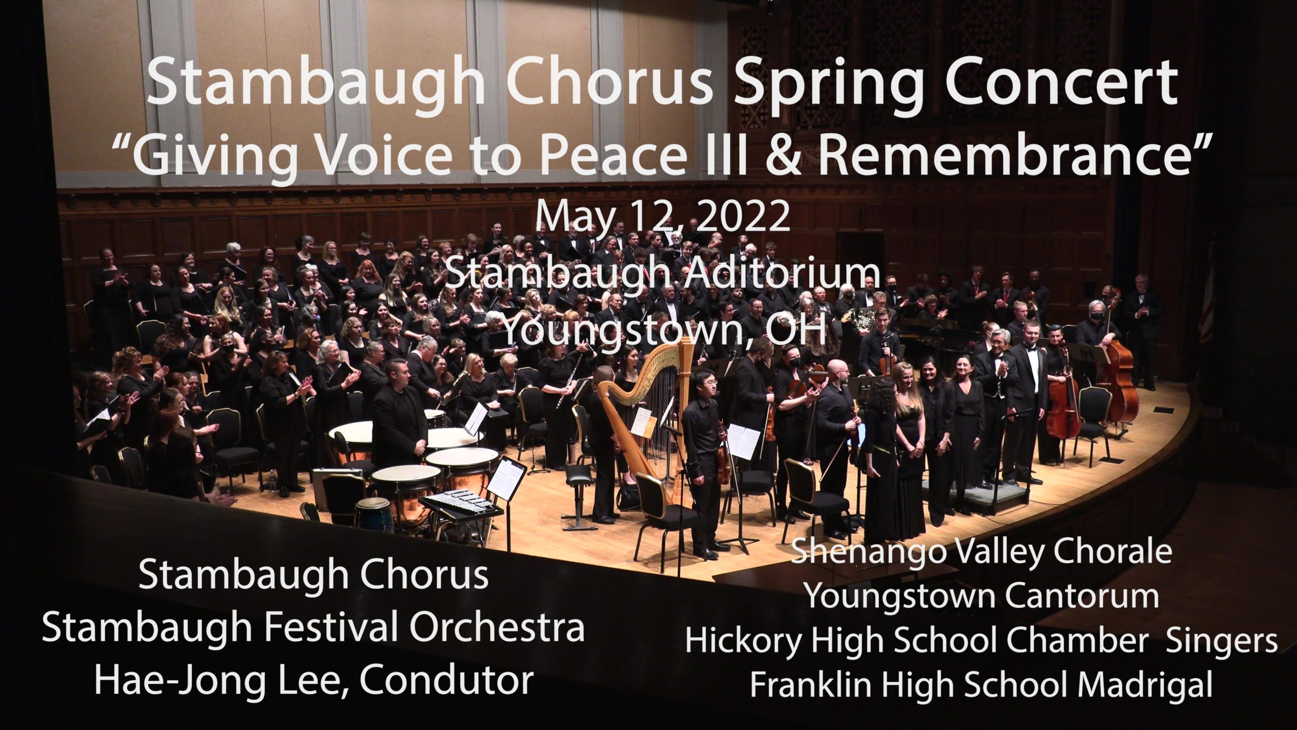 United in Song – Paul Halley – Stambaugh Chorus Peace Concert_Moment ...